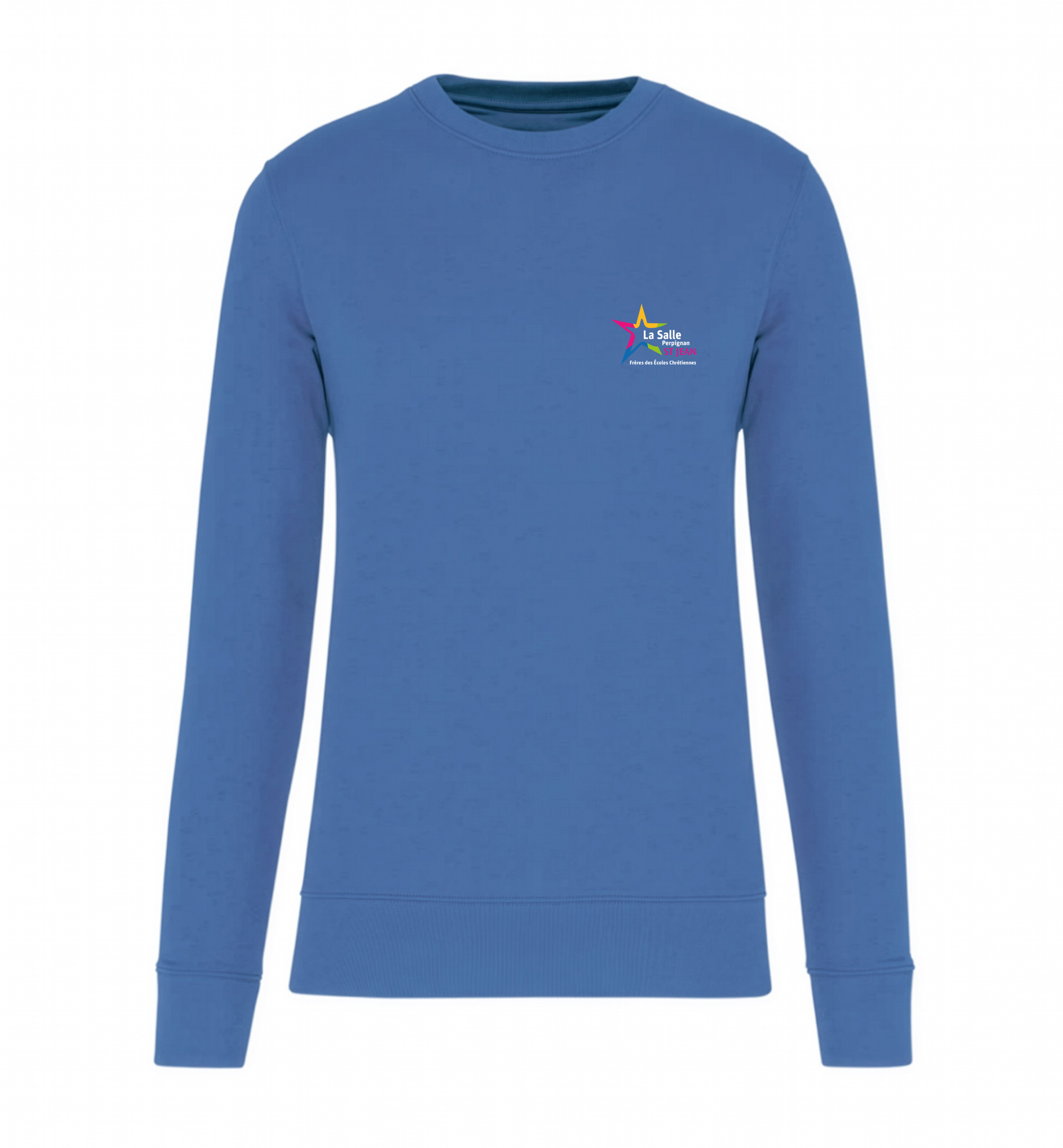 college-saint-jean-la-sallle-perpignan-sweat-shirt-collegien-light-royal-blue